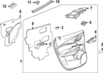 42817947 - : Window Trim for Chevrolet: Trax Image