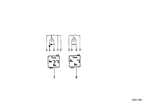 61368373700 - Engine Electrical System: Relay, Make Contact, White Green for BMW Image