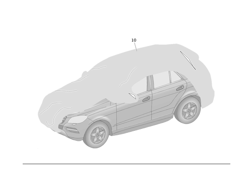 Tarp for 2015 Mercedes-Benz ML400 #0