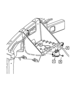 6035723 - Electrical: Hex Nut-e Teeth Washer Nut And Washer for Mopar Image