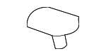 727151KE0A - Body: Windshield Spacer for Nissan Image