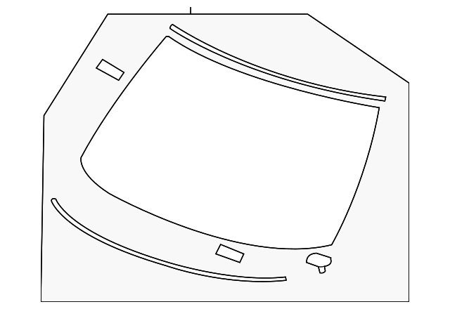 にっさんデル G2700-6GP0A - Windshield 2023-2025 Nissan Z | Official Nissan