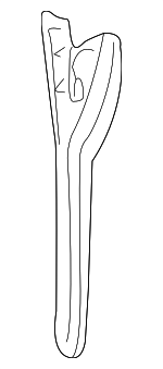 60434S3VA01ZZ - Body: Lock Support for Acura: MDX Image