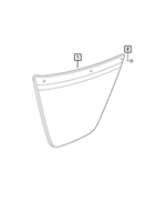 FRONT DOOR TRIM - PANEL 1YA58JXWAB