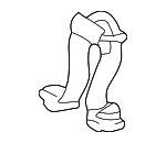 6370942011 - Body: Pocket Strap for Toyota Image