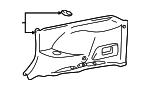 6252042010B0 - Body: Lower Quarter Trim for Toyota Image