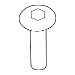 986212 - Cooling System: Upper Retainer Screw for Volvo: C40 Recharge, EC40, S60, S60 Cross Country, S80, V60, V60 Cross Country, XC40 Recharge, XC70 Image
