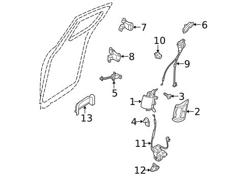 Rear Door for 2007 Mazda RX-8 #0