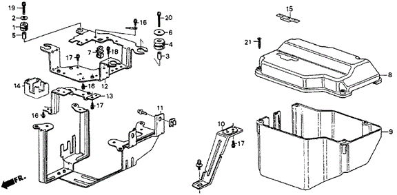 No. 2 Cover (HF) for 1986 Honda Civic #0
