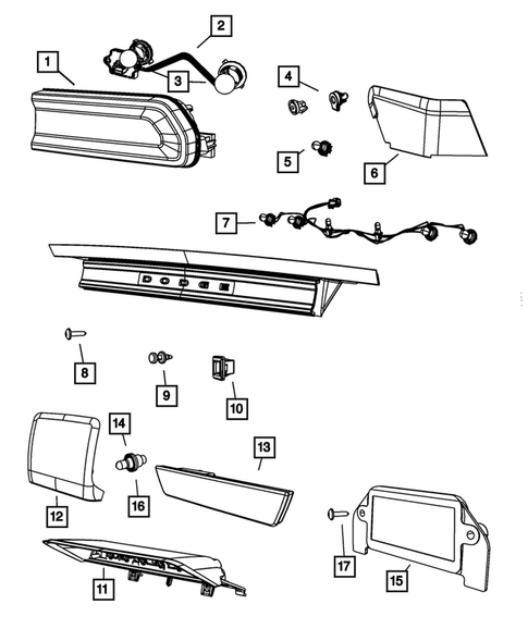 Lamps-Interior and Exterior for 2011 Dodge Challenger #1