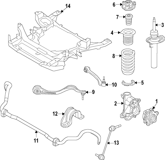 48331WAA01 - : Strut Bumper for Toyota Image