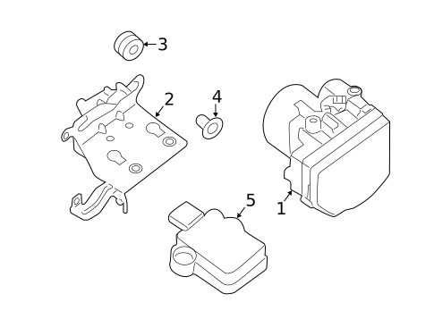 ABS Components for 2019 Nissan Pathfinder #0