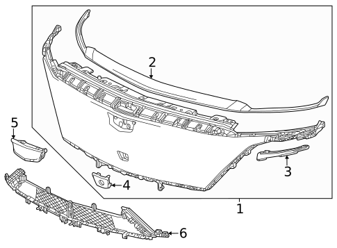Grille for 2026 Cadillac LYRIQ #0