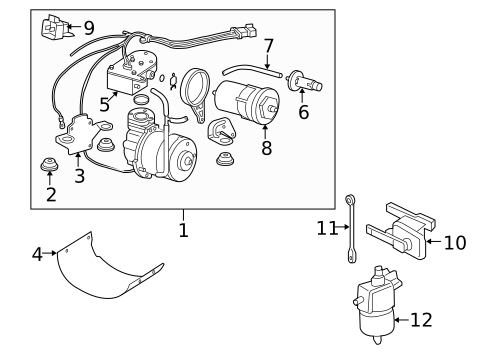 Ride Control Components for 2006 Pontiac Montana #0