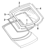 MB766744 - Body: Glass for Dodge: Stealth Image