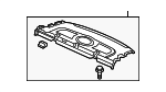 84500SEPA02ZA - Body: Pkg Tray Trim for Acura: TL Image