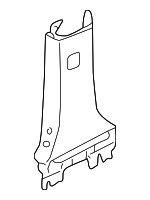 4B086724042R - Body: Lower Center Pillar Trim for Audi Image