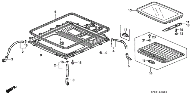Sunroof for 1995 Acura Legend #0