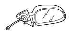 55077623AD - Body: Mirror for Mitsubishi Image