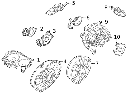 Sound System for 2023 Lincoln Aviator #1