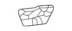 8492106200C0 - Body: Slide Knob for Toyota Image