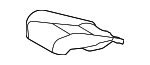 7151130C20 - Body: Seat Cushion Pad for Toyota Image