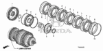 22510RPC003 - Transmission - Automatic: GUIDE, LOW CLUTCH for Honda Image