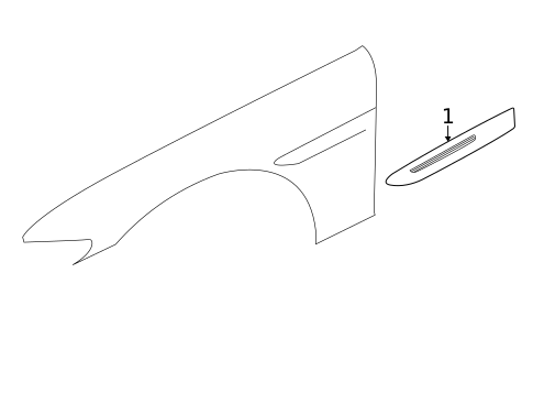Exterior Trim - Fender for 2017 Jaguar XF #0