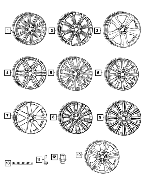 Wheels, Tires and Hardware for 2013 Chrysler 300 #0