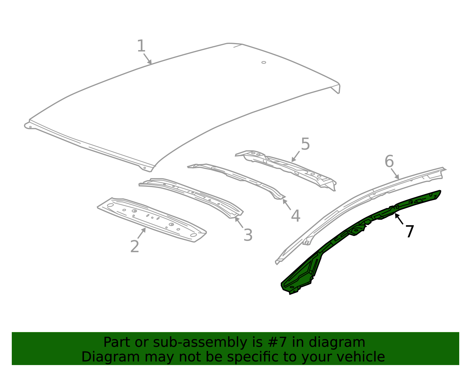 42498046 - High-Quality Passenger Side Windshield Inner Side Frame for ...