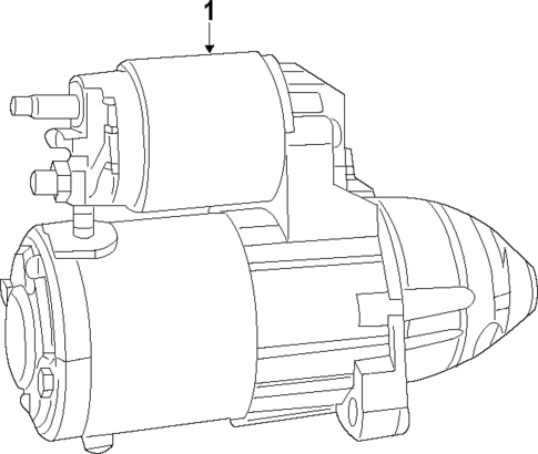 Starter for 2019 Jeep Compass #1
