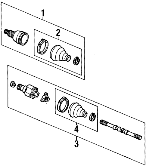 Drive Axles for 1999 Lincoln Continental #0