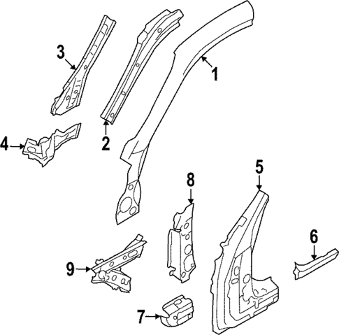 Hinge Pillar for 2025 Toyota GR86 #0