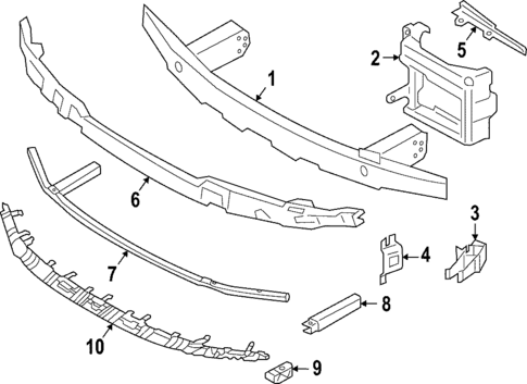 Bumper & Components - Front for 2024 BMW 430i xDrive Gran Coupe #2