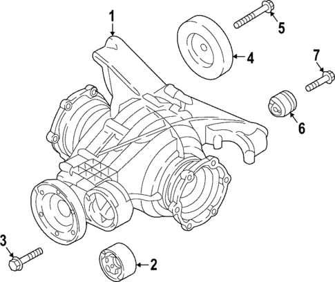 Axle & Differential for 2017 Audi A4 allroad #0