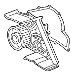 6C121004H - Cooling System: Water Pump Assembly for Audi: A4, A4 Quattro, A6, A6 Quattro Image