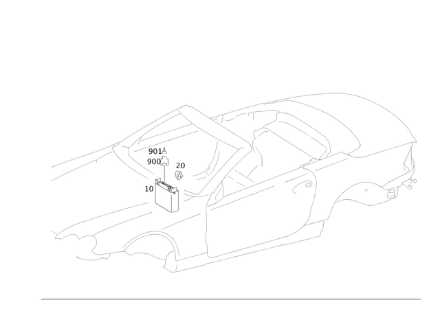 295452832 - Electrical Equipment and Instruments: Control Unit for Mercedes-Benz: CL500, CL55 AMG, S430, S55 AMG, SL500, SL55 AMG, SL550, SL600, SL65 AMG Image image