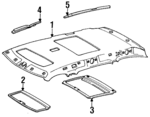 6330628041B1 - : 1991-1997 Toyota Previa - Opening Trim for Toyota: Previa Image