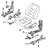81670SL5A01 - Body: Track Assembly for Acura Image