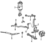 F3LY3078A - Suspension: Lower Control Arm for Lincoln: Mark VIII Image
