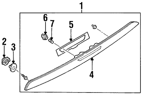 Bulbs - Chassis for 1996 Nissan 300ZX #4
