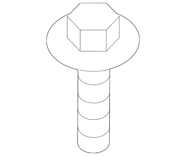 Air Cleaner Assembly Mount Bolt - Porsche (N-106-998-01)