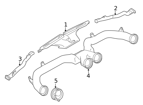 Ducts for 2017 Nissan Versa Note #0