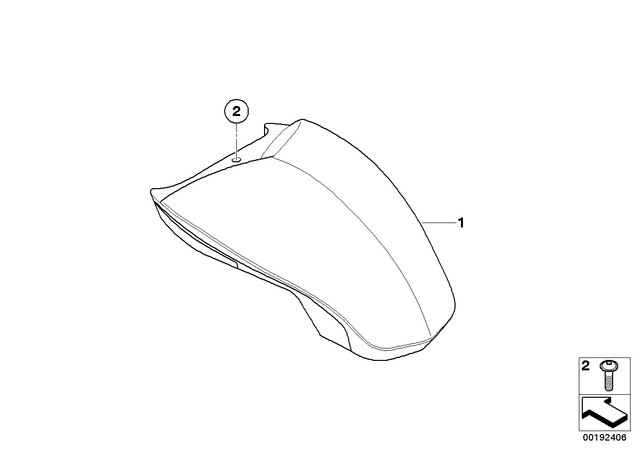 63218526958 - : Led Taillight - Sae for BMW-Motorrad Image