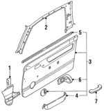 BR9368160E35 - : Pillar Trim for Mazda: 323 Image