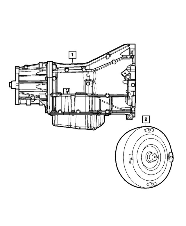 « R8036705AC – Automatic Transmission 4 Speed : Avec Convertisseur De Couple Ens De Transmission pour Mopar Image »