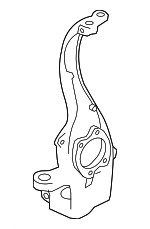 8K0407254AB - : Steering Knuckle for Audi: A4, A4 Quattro, A5, A5 Quattro, allroad, Q5, RS5, S4, S5 Image