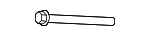 N10500701 - Suspension: Suspension Control Arm Bolt for Audi Image