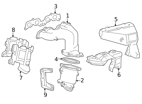 Exhaust Manifold for 1997 Toyota RAV4 #0