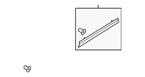95855222212OG1 - Body: Instrument Panel Molding for Porsche Image